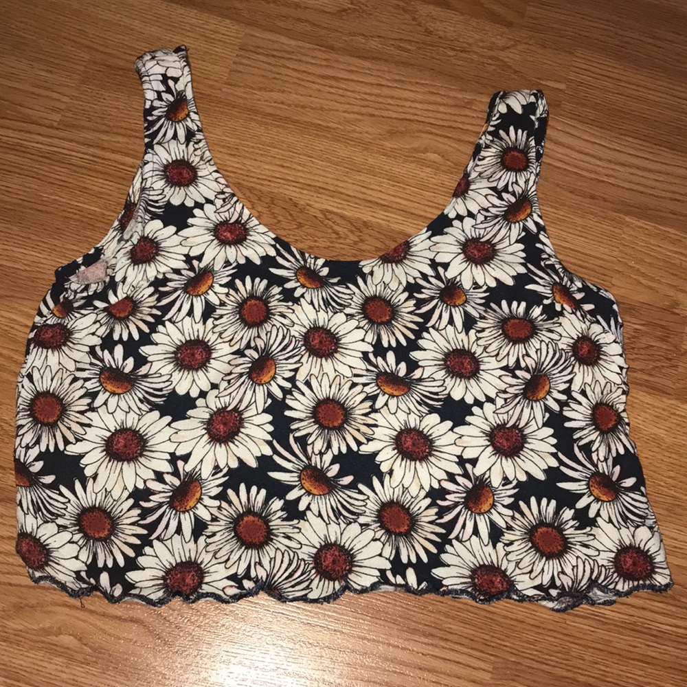 Floral Cropped Tank